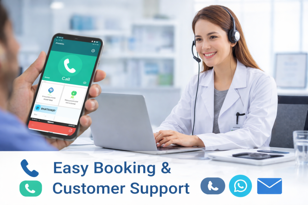 Easy booking & customer support